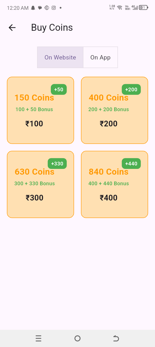 Voice Calling Interface